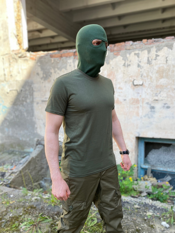 Футболка хлопковая / олива