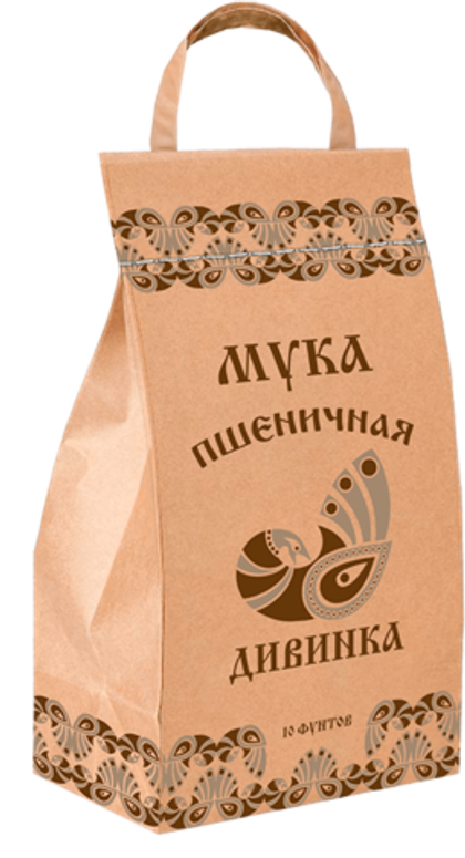 Мука пшеничная хлебопекарная Алтайская Дивинка, 2 сорт, 4,1 кг