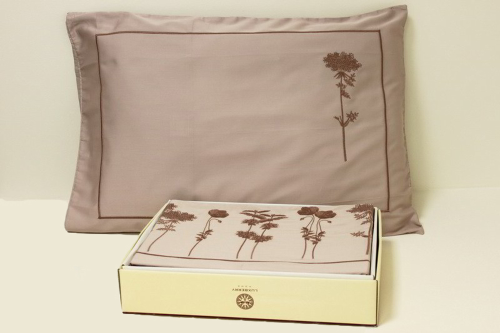 Элитное постельное белье Гербарий лаванда от Bovi Португалия фото