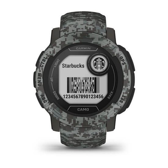 Спортивные прочные часы Garmin Instinct 2, Camo Edition, Graphite Camo, 010-02626-03