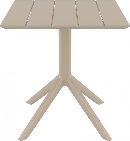 Стол пластиковый Paris Table 70 бежевый