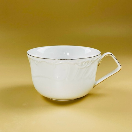 Lenardi 109-257 Бульонница 500мл КРОКУС ЗОЛОТО в под.уп.(х18)Фарфор