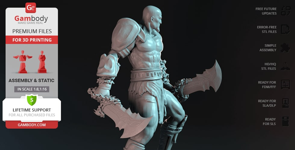 Фигурка Кратос Бог войны Kratos God of War