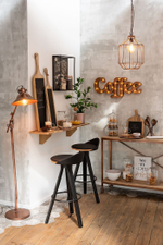 Полка "Кофе" 42х13х62см Металл,дерево