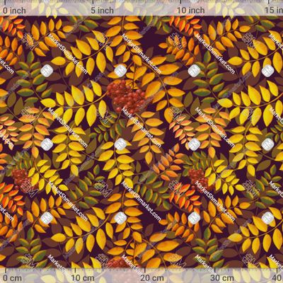 листья рябины by YanaErmakova 508 DPI