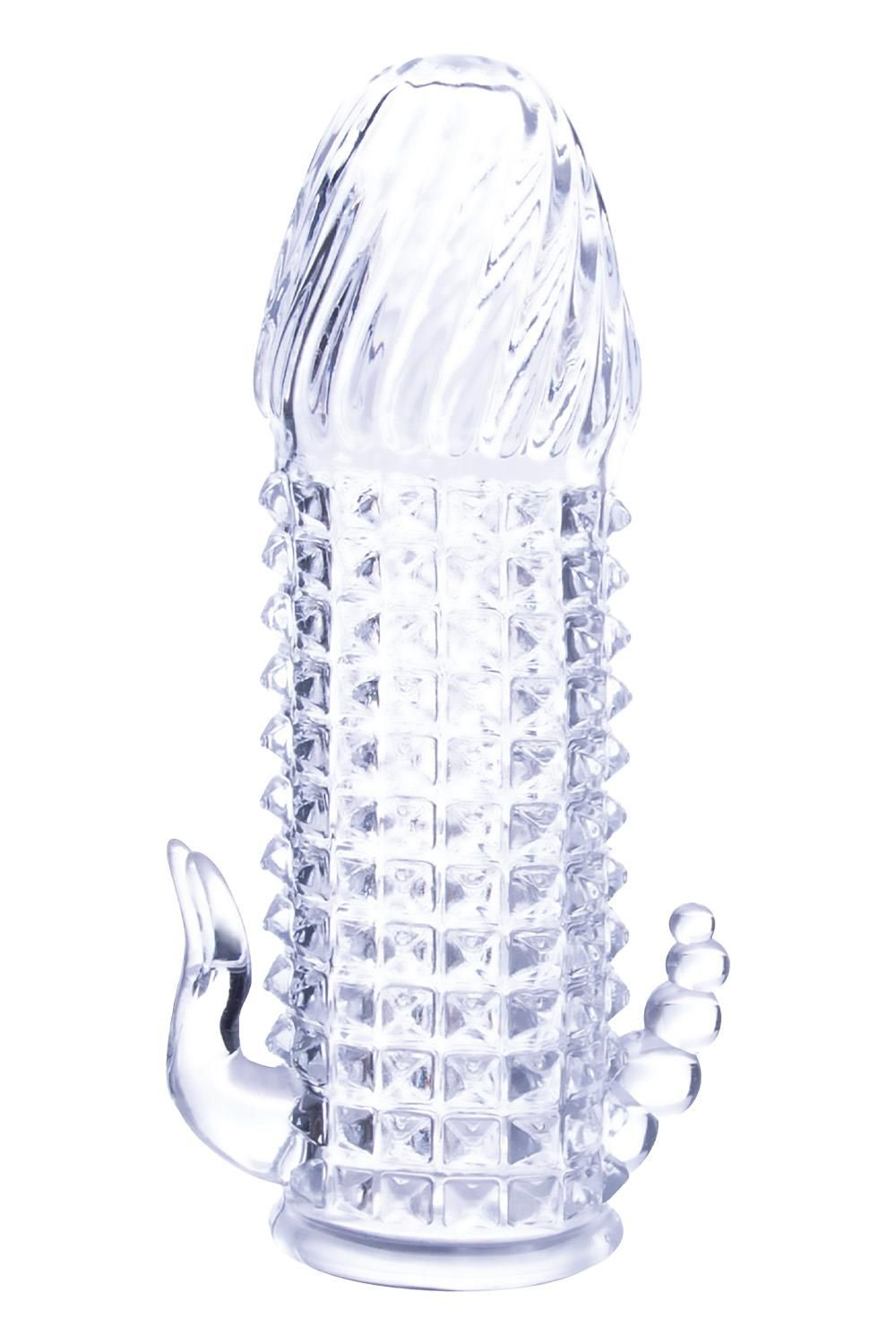 Набор из 2 прозрачных насадок на член Seductive Tickler Sleeves Set (Цвет: прозрачный)