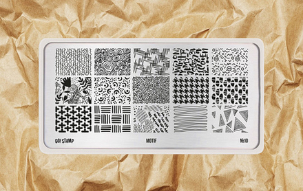 Пластина для стемпинга Go Stamp 10 Motif