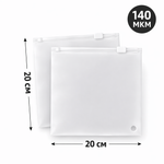 Пакет Слайдер 20*20 см матовый в наличии