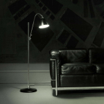 Floor design lamp  Bestlite BL1 by Gubi (Black)