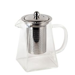 Чайник заварочный с фильтром "Pyramid" v=550мл (боросиликатное стекло) (индивидуальная упаковка)