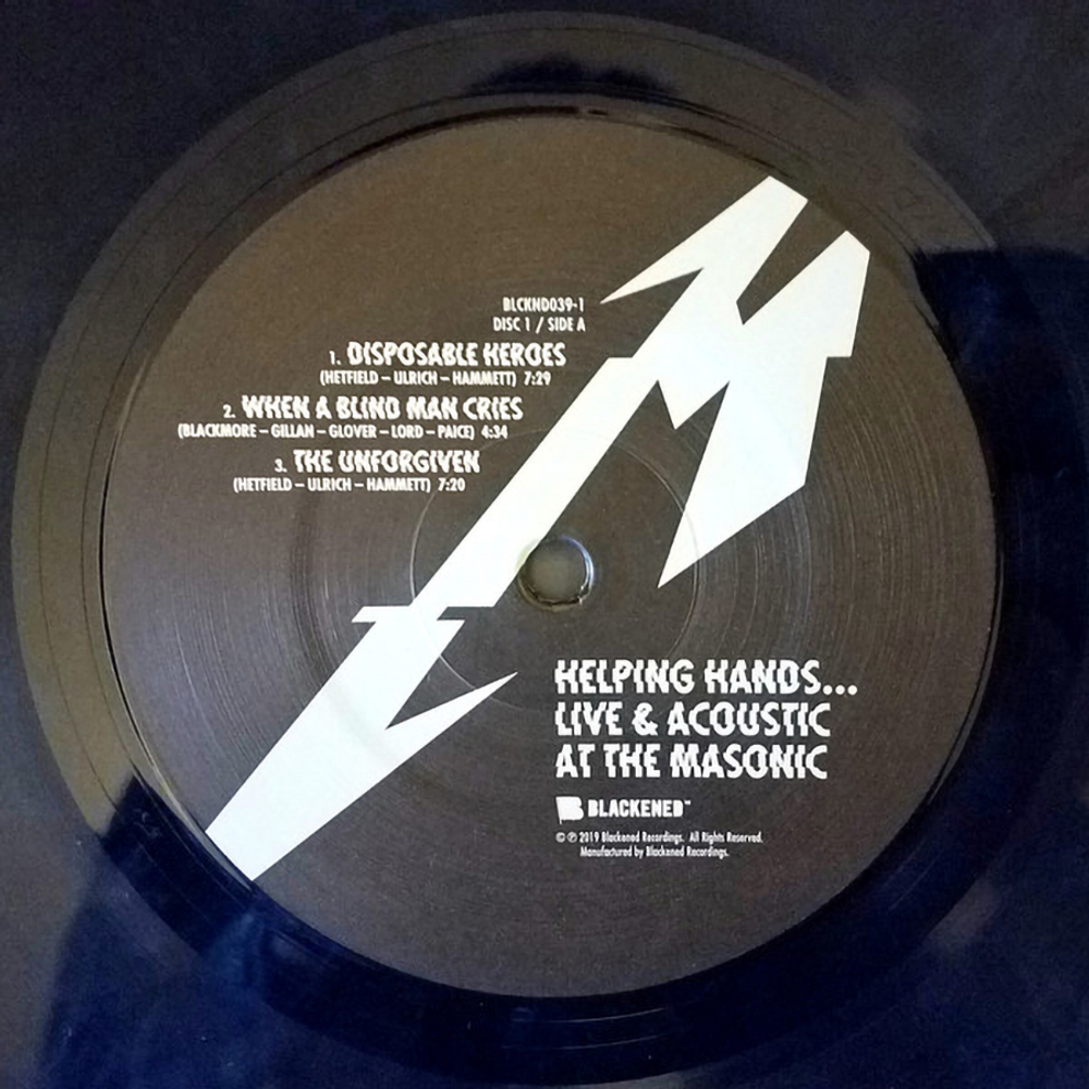 Metallica / Helping Hands... Live & Acoustic At The Masonic (2LP)