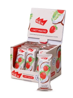 Батончик кокосовый глазированный 40 гр (ProteinRex)