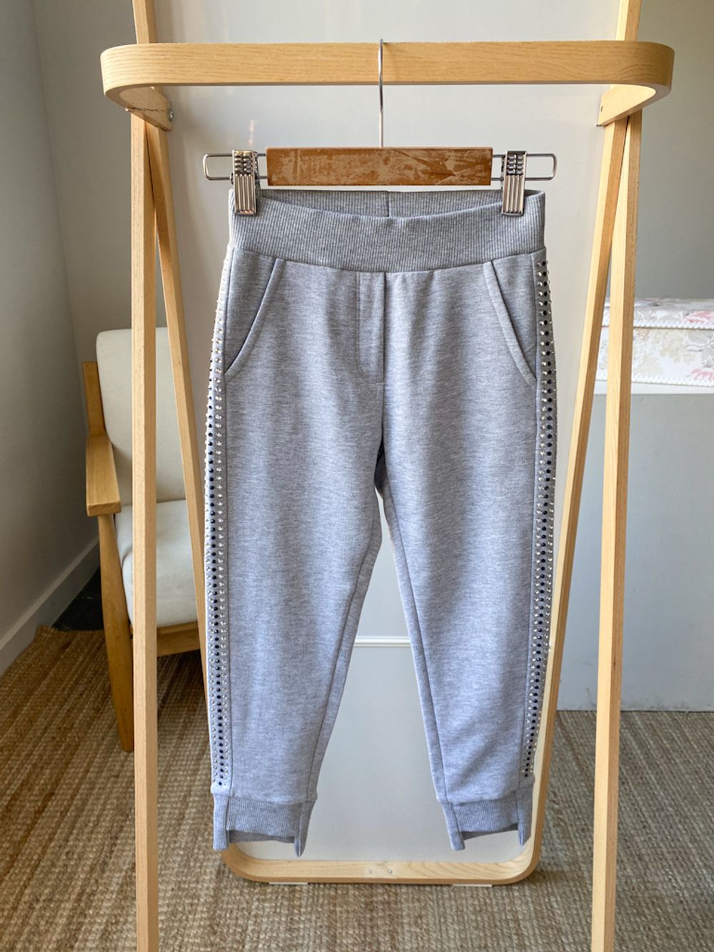 Хлопковые брюки Monnalisa, 116