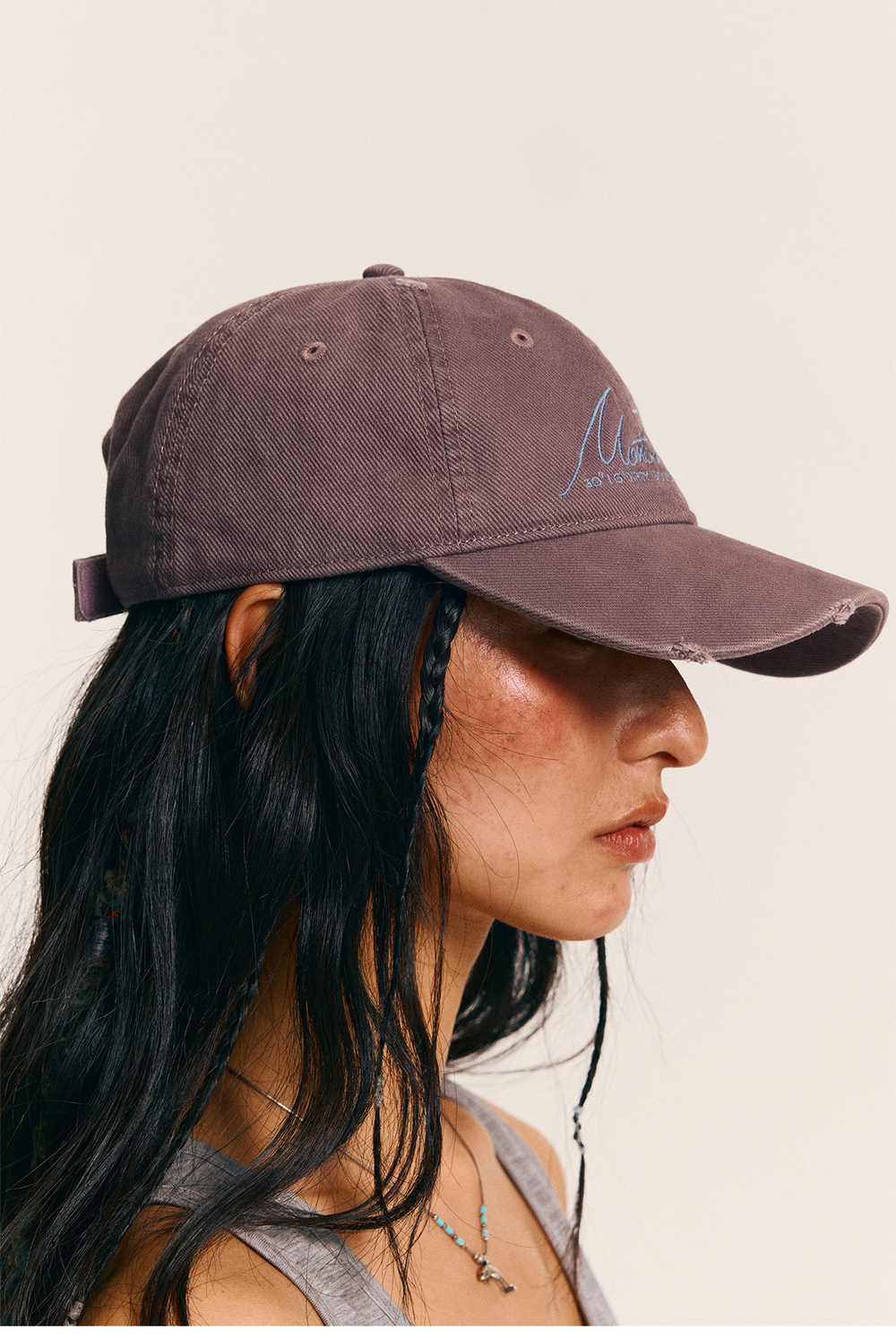 Кепка Nothomme Monterest Baseball Logo фиолетовый
