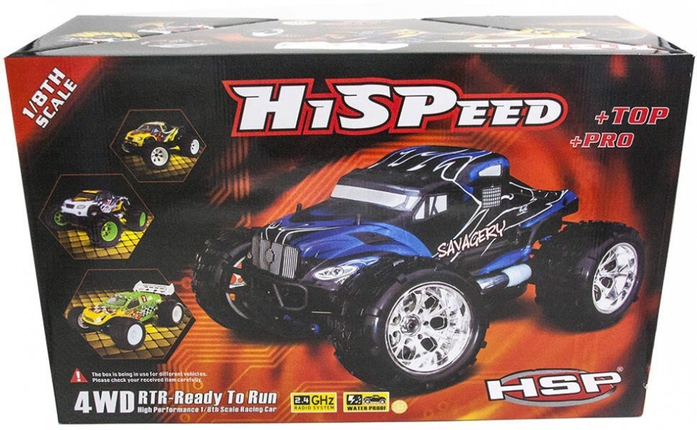 Радиоуправляемый джип HSP Savagery 4WD 1:8 2.4G - 94996-97291 , поддержка 4S Lipo - Esc 100A