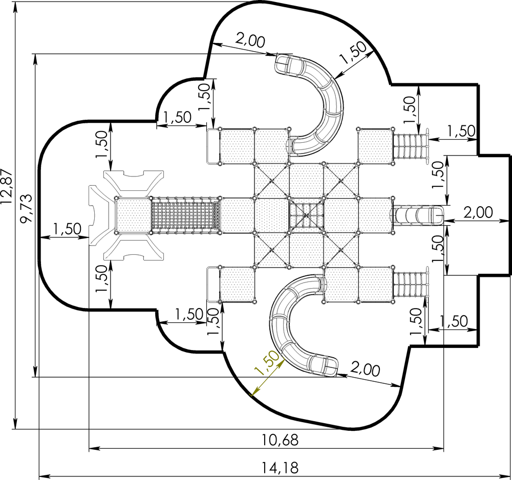 Детский городок Зазеркалье ДГ070.00