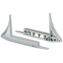 Заглушка левая PVC-STAIR-DK-L (Arlight, Алюминий) 015487