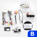 Комплект рамки с разъёмами 9" Kia Carnival 3 2014-2020 (накладка) - Car-Smart 9550F1B