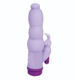 Многофункциональный массажер со стимулятором клитора Ruibous Beauty - 16,5 см. (Цвет: фиолетовый)