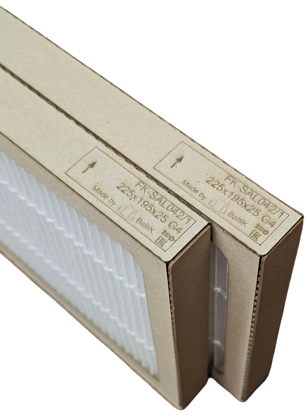 Комплект фильтров   FK-SAL042/1 (аналог  Salda  MPL  для  установок  Salda Smarty 3XP / 4XP  225x195x25 /  4G+4G)