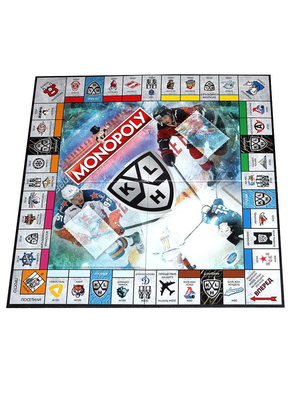 Hasbro: Игра настольная дорожная Монополия KHL WM00013-RUS —  Monopoly KHL — Хасбро