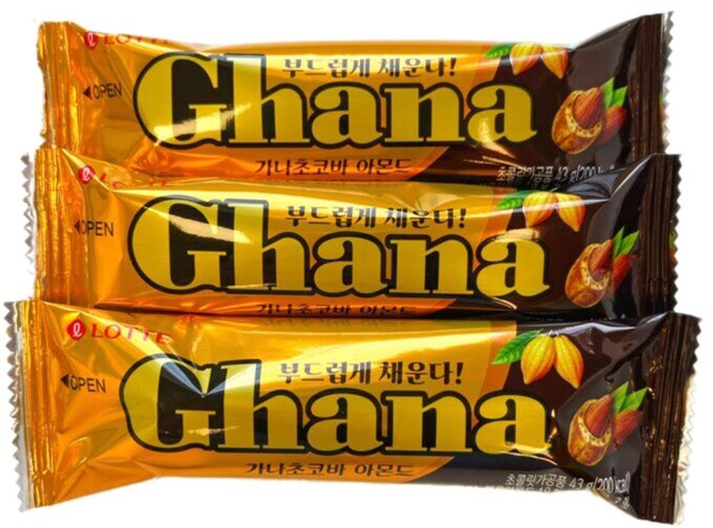 Шоколадный батончик GHANA CHOCOBAR, скидка