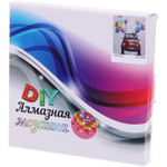 Алмазная мозаика на подрамнике с полным заполнением «МИР ЯРКИХ КРАСОК», смешная парочка, 20*20см