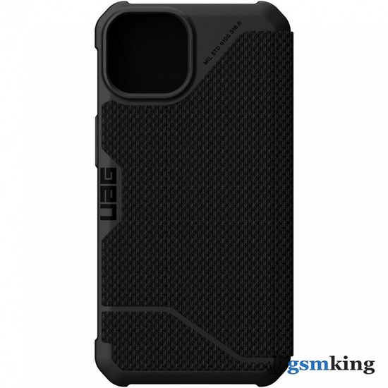 UAG Metropolis Folio Kevlar® Series Case for Apple iPhone 13 | 14 Kevlar Black (Чёрный) 114044113940