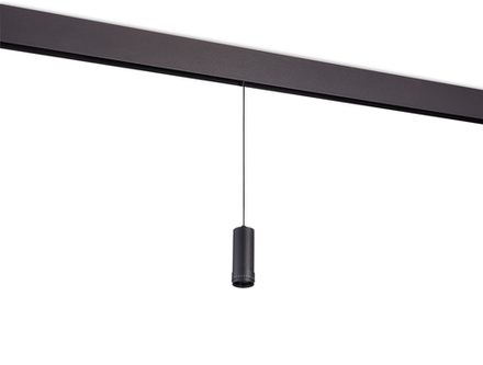 Светодиодный светильник Pratica для SPACE Track system 10Вт,  D60xH1350 мм,  732Лм,  15-50°,  3000К,  диммируемый 0-10В Ra >90,  черный