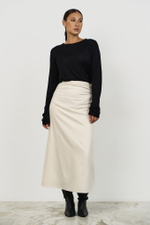 Юбка с драпировкой