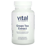 Vital Nutrients, экстракт зеленого чая, 120 веганских капсул (275 мг в 1 капсуле)