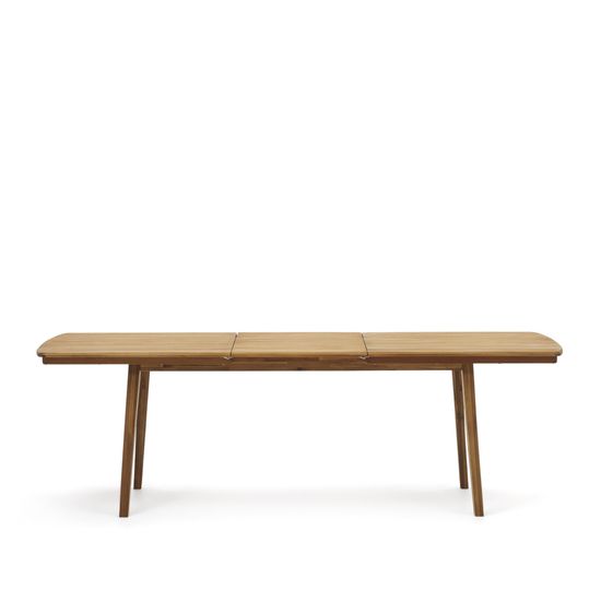 Thianna Раскладной уличный стол из массива акации 180 (240) x 90 см La Forma Испания 