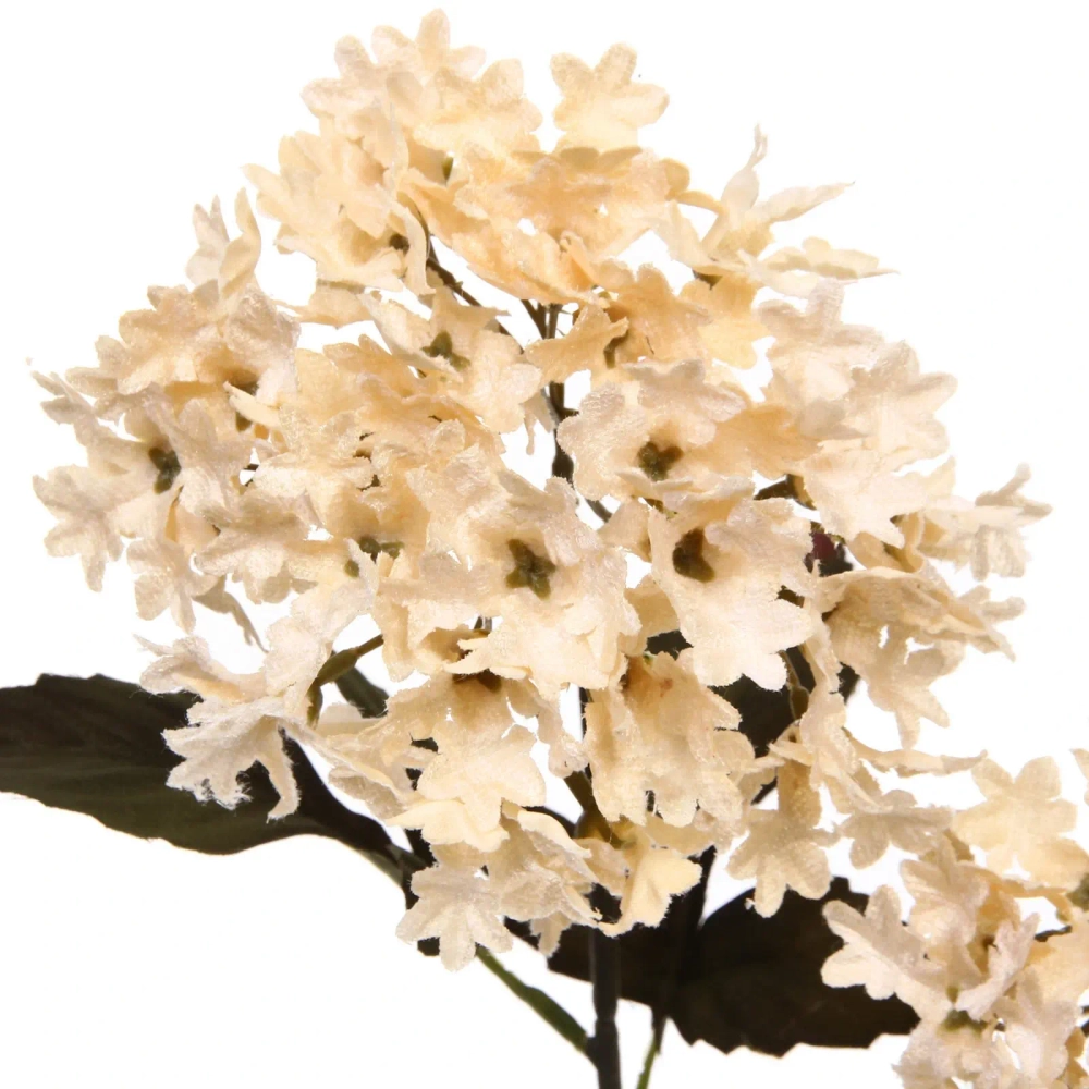 Искусственные цветы «FLOWERS MAGIC» 65см Гортензии 2 цветка кремовые