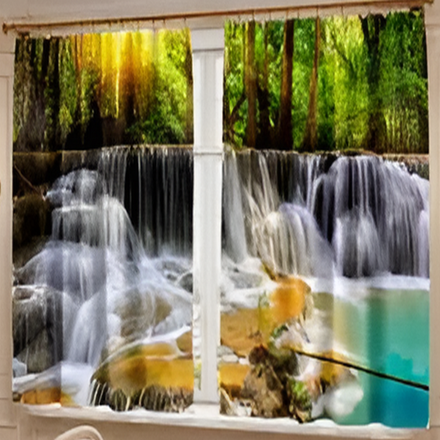 Фотошторы для кухни "В. 020125/5", Россия.