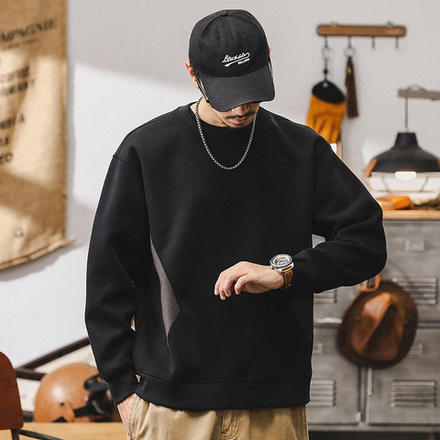 Толстовка с боковыми вставками, мужской осенний стиль от бренда Jerrueno