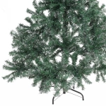 Ёлка «Серебряная дымка» 180 см, ПВХ зеленый с серебром (650 веток)