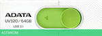 USB Flash-накопитель A-Data AUV320-64G-RWHGN 64GB белый/зеленый