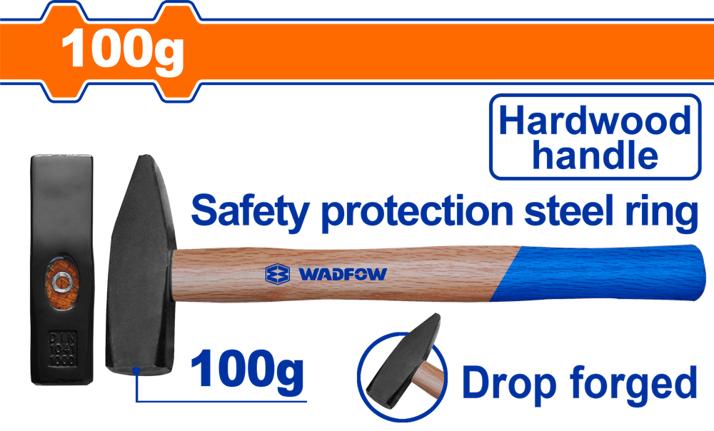 Молоток слесарный WADFOW WMB1301 100 г