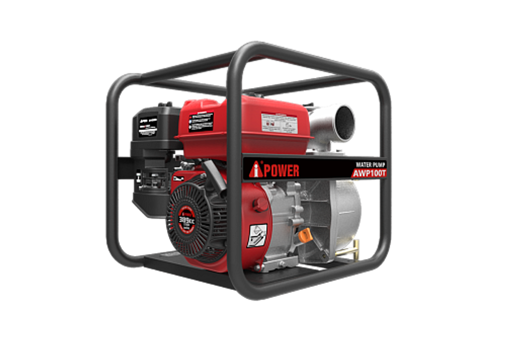 Мотопомпа A-iPower бензиновая для грязной воды AWP100T