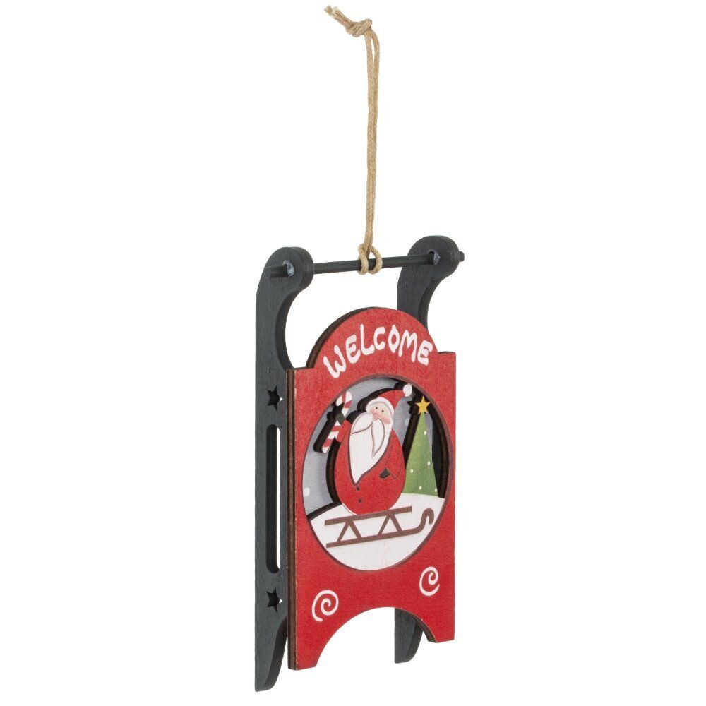 GAEM Изделие декоративное подвесное "Сани", L6,5 W2,5 H14 см, 4в.