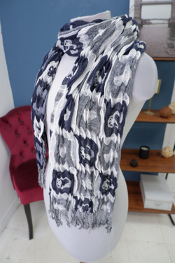 Шарф Pashmina с бахромой