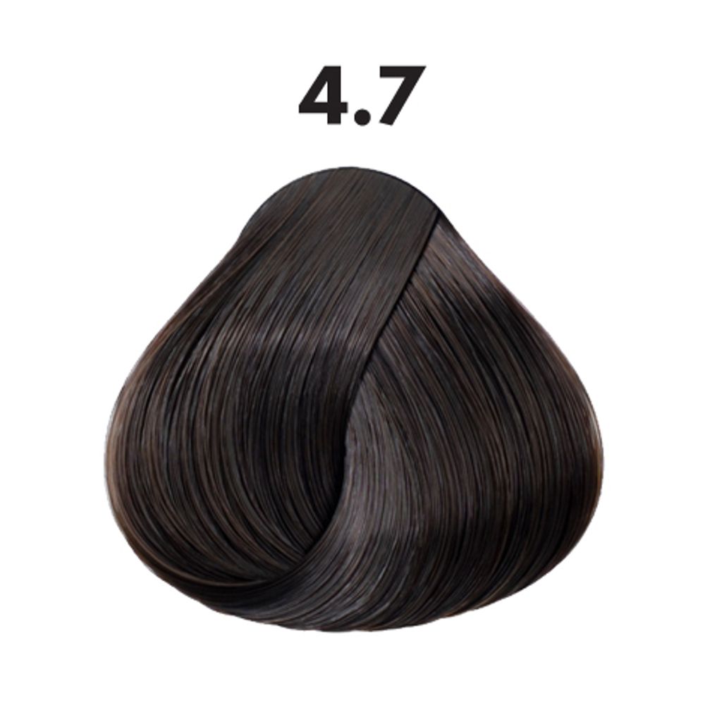 4.7 гель-краска OBRA Glow Gel Color коричневый шатен (кофе) - 60 мл.