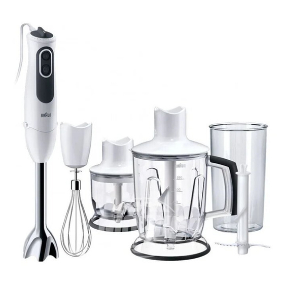 Блендер Braun MQ3145.WH APERITIVE