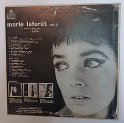 Винтажная виниловая пластинка LP Marie Laforet Volume 3 (Canada 1966)