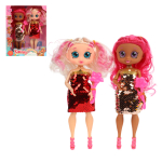 Кукла тип Модница 2шт на шарнирах 25см, коробка 194