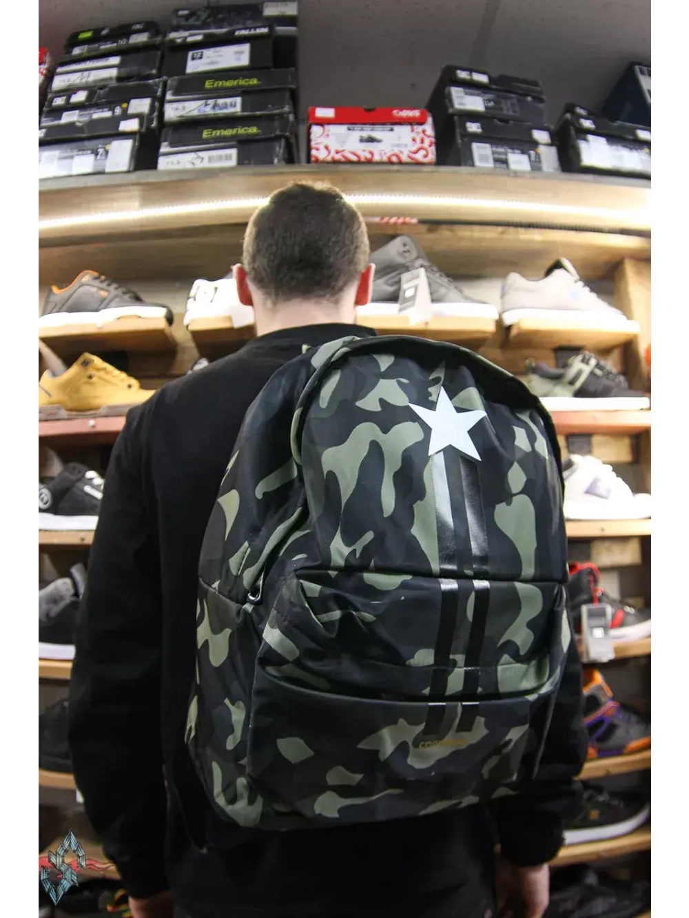 Скейтерский y2k рюкзак 15L