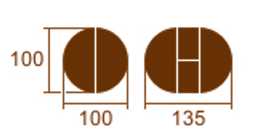 Стол Луиджи-М раздвижной (светлый дуб б/т)