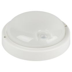 Светильник ЖКХ светодиодный ЭРА SPB-201-3-65K-012 12Вт 6500K IP65 D155 круг с ИК датчиком движения | Светильники для ЖКХ IP65