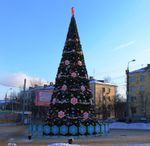 Комплект украшений на уличную елку "Кремлевская"