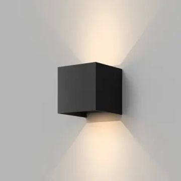 Настенный светодиодный уличный светильник 6W 3000К DK9770-BK чёрный Malbec Denkirs